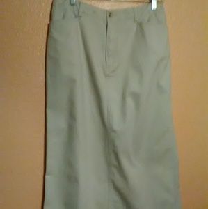 STO tan maxi skirt